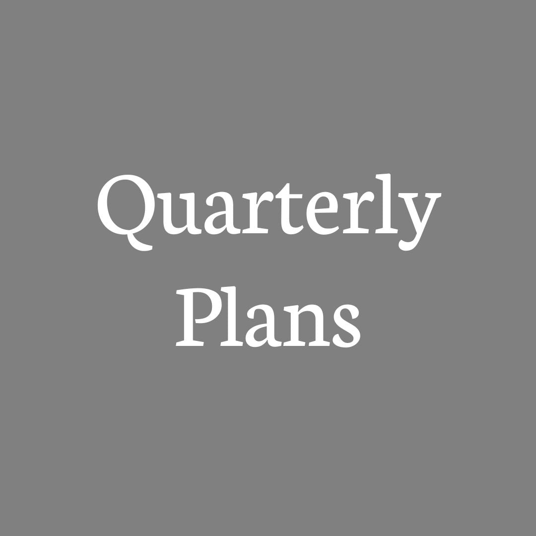 Quarterly Plan Bible Studies