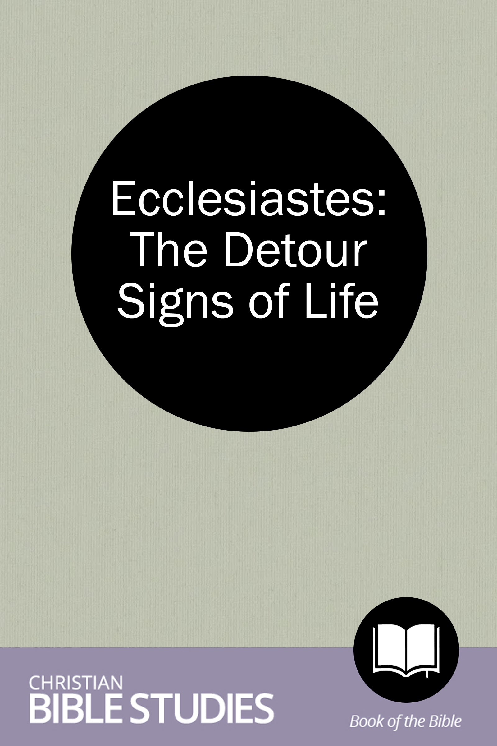 Ecclesiastes: The Detour Signs of Life